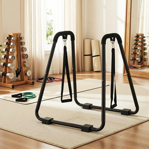 Dip Station Parallel Bars | Heavy Duty | Home Gym Calisthenics | Black