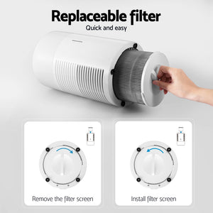 Devanti Air Purifier | HEPA Filter | Home Purifiers | Dust Sensor | PM2.5 Remover