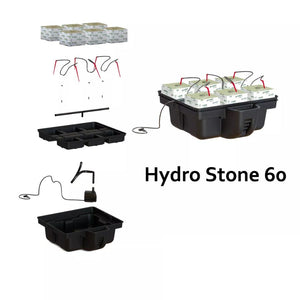 Platinium HydroStone 6 | Modular Hydroponic System | 6-Plant Setup | 25-30L Tank