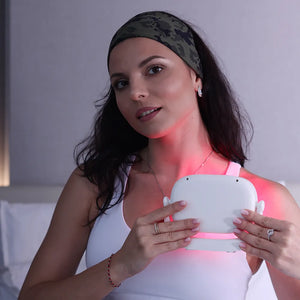 Portable Handheld Red Light Therapy Mini Panel | 660nm + 850nm Dual Wavelength | Rechargeable | Targeted Wellness Device