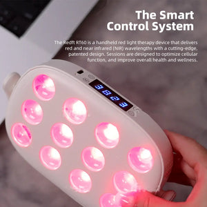 Portable Handheld Red Light Therapy Mini Panel | 660nm + 850nm Dual Wavelength | Rechargeable | Targeted Wellness Device