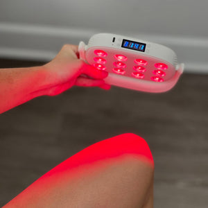 Portable Handheld Red Light Therapy Mini Panel | 660nm + 850nm Dual Wavelength | Rechargeable | Targeted Wellness Device