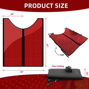 Professional Portable LED Red & Near-Infrared Light Therapy Pad for Horses | 660nm + 850nm Dual Wavelength | Rechargeable & Wireless | Large Coverage Wrap