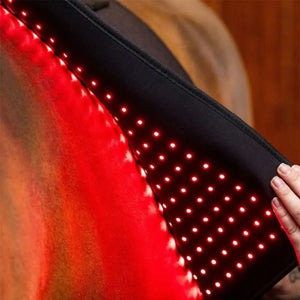 Portable LED Red & Near-Infrared Light Therapy Pad for Horses | 660nm + 850nm Dual Wavelength | Rechargeable & Wireless | Large Coverage Wrap