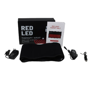 Portable Red & Near-Infrared Light Therapy Belt | 660nm + 850nm (1:2) | Pulsing + Timer + Vibration | 18W | 129×19.5cm