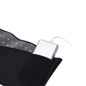 Portable Red & Near-Infrared Light Therapy Belt | 660nm + 850nm (1:2) | Pulsing + Timer + Vibration | 18W | 129×19.5cm