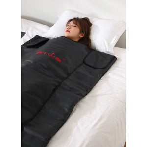 Portable Sauna Blanket | Australian 220–240V AU Plug | 1-Zone Heat | 35–80°C (Level 1–6) | 1–60 Min Timer | Waterproof SGS Leather | 600W