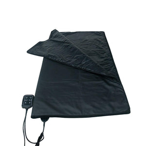 Portable Sauna Blanket | Australian 220–240V AU Plug | Zipper PU Leather | 1-Zone Heat | 35–80°C (Level 1–6) | 1–60 Min Timer | 450–600W