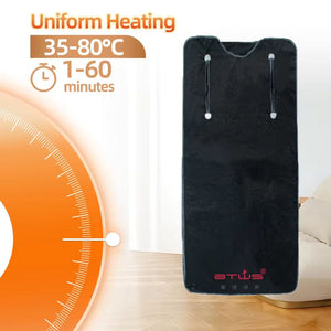 Portable Infrared Sauna Blanket | 220–240V AU Plug | 1-Zone Full Body Heating | 35–80°C | Timer 10–60 Min