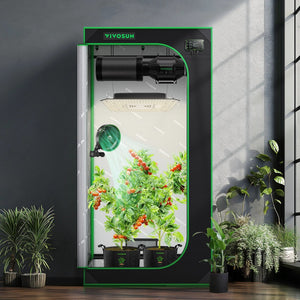 Propagation Grow Tent | 81cm x 81cm x 160cm | 600D Oxford | Lightproof Mylar Lined