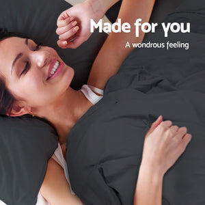 Bedding | Quilt Cover Set | Classic Black | King