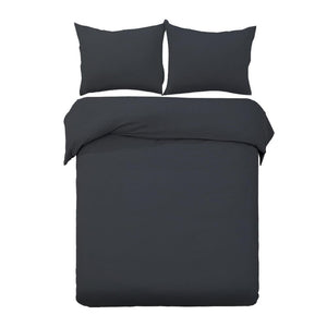 Bedding | Quilt Cover Set | Classic Black | Super King