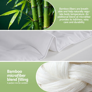 Bamboo Quilt | 200GSM | Lightweight Summer Doona | All Season | Double