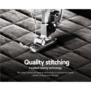 Bedding | Faux Mink Quilt | Charcoal | Super King