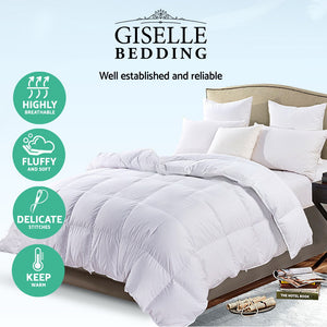 Bedding | 700GSM | Goose Down Feather Quilt | Single
