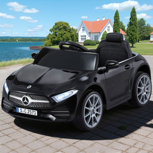 Kids Electric Ride On Car | Licensed Battery Powered Toy Vehicle with Music & Remote Control | Black