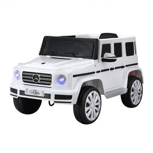 Kids Ride On Car | Licensed G500 | 12V | Electric with Remote & Horn | White