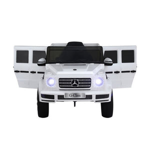 Kids Ride On Car | Licensed G500 | 12V | Electric with Remote & Horn | White