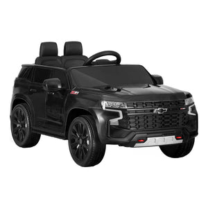 Kids Ride On Car | Licensed Chevrolet Tahoe | Electric Toys | Horn Remote | 12V | Black