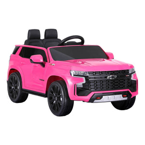 Kids Ride On Car | Licensed Chevrolet Tahoe | Electric Toys | Horn Remote | 12V | Pink
