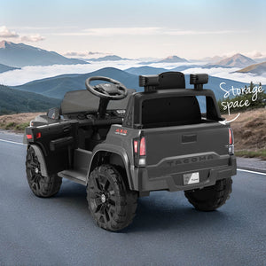 Kids Electric Ride On Car | Toyota Tacoma | Off Road Jeep Toy Cars | Remote | 12V | Grey