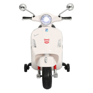 Electric Ride On Motorcycle | Vespa Licensed GTS | White