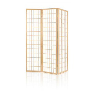 3 Panel Room Divider Screen | 131x179cm | Natural