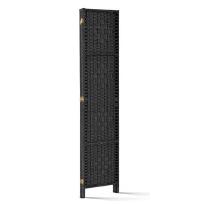 Room Divider Screen | 3-Panel | 123x170cm | Woven Black