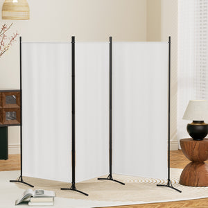 Artiss 3 Panel Room Divider Screen | 260x180cm | Fabric | White