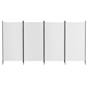Artiss 4 Panel Room Divider Screen | 345x180cm | Fabric | White