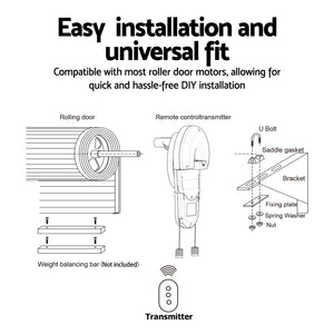 Garage Roller Door Opener | 800N Motor | Auto Reverse Safety | 220V