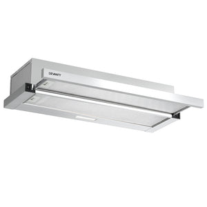 Devanti 900mm Range Hood | 90cm | Slide out Rangehood | Stainless Steel