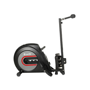 Everfit Rowing Machine | Rower | Elastic Rope Resistance | Fitness Home Cardio | Black
