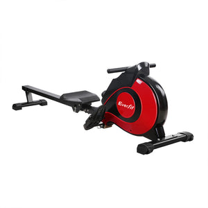Everfit Rowing Machine | Rower | Magnetic Resistance | Exercise Gym | Home Cardio | Red