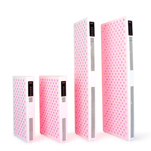 Red & Infrared LED Light Therapy Panel | 200×5W LEDs | Full Body Coverage | High Irradiance & Adjustable Timer (push stand included)