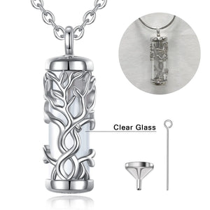 Tree Of Life Ashes Urn Pendant Necklace | 925 Silver | 2 Sizes