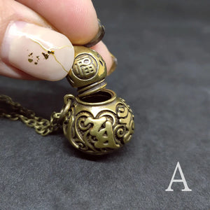 Tibetan Bronze Urn Jar Pendant Necklace | Various Styles