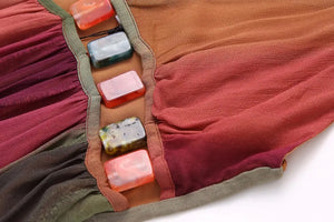 Elegant Hippie Long V-Neck Dress | Sizes XS-L