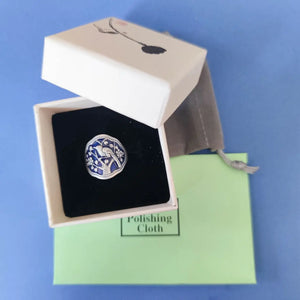 Beautiful Tree & Bird 925 Silver Bohemian Finger Ring