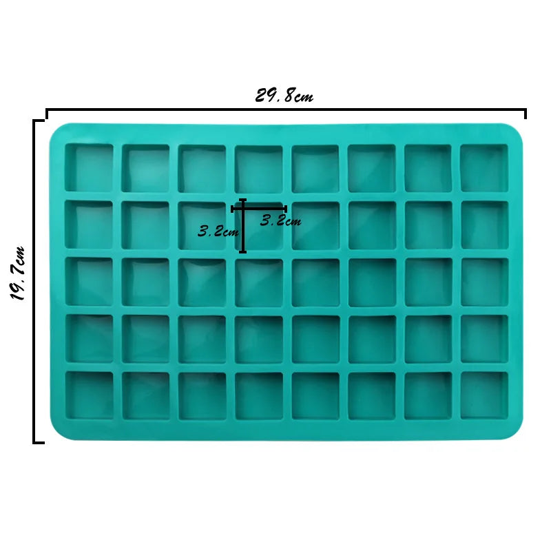 Gummy Tray Mold | Squares | 40 Hole Insert | Food Grade Silicone