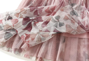 Women's Hippie Styled Three Layered Floral Skirt | Various Colours | Free Size