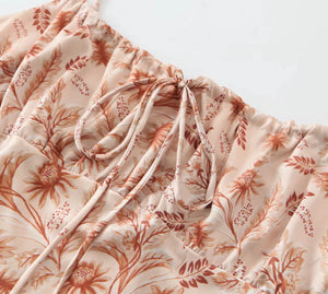 Women's Bohemian Beach Mini Dress | Sleeveless | Sizes S-L