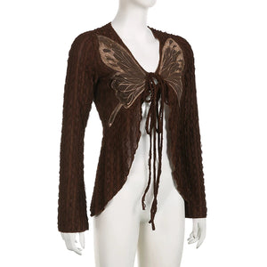 Fairy & Bohemian Styled Butterfly Festival Top | Sizes S-L