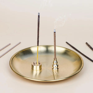 Brass Incense + Smudge + Palo Santo Burner | 5 in 1 Design