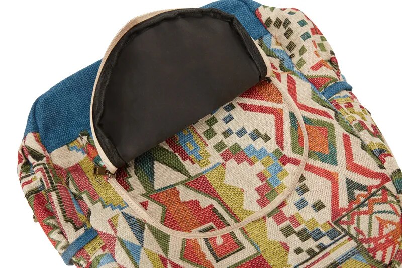 Cool Bohemian Fabric Rommy DayPack Backpack