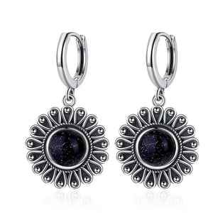 Natural Stone Bohemian Drop Earrings | Kyanite & Moonstone | Assorted Designs