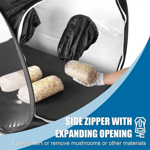 Large Still Air Box Mushroom Grow Tent | 38×20×25 Inch Workstation Flow Hood | For Mycology, Agar & Mushroom Grow Bags