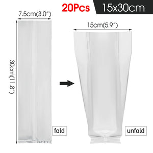 Polypropylene Mushroom Grow Bags | Autoclavable Cultivation Bags for Spawn & Substrate | Multiple Sizes & Pack Options