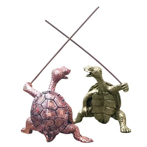 Funny Fighting Turtle Incense Stick Burner | 2 Colours