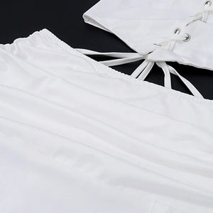 Bohemian Ruched Long Skirt | Women's Solid Colour Side Split Y2K Hippie Skirt | Summer Party Streetwear | S - XLdre